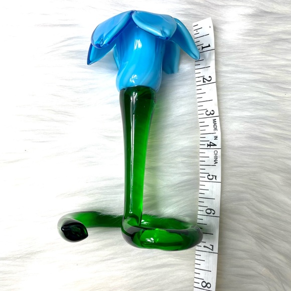 🌱Blown Glass Stem Flower Candle Holder - Picture 5 of 6